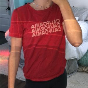 Brandy Melville “California” red tee